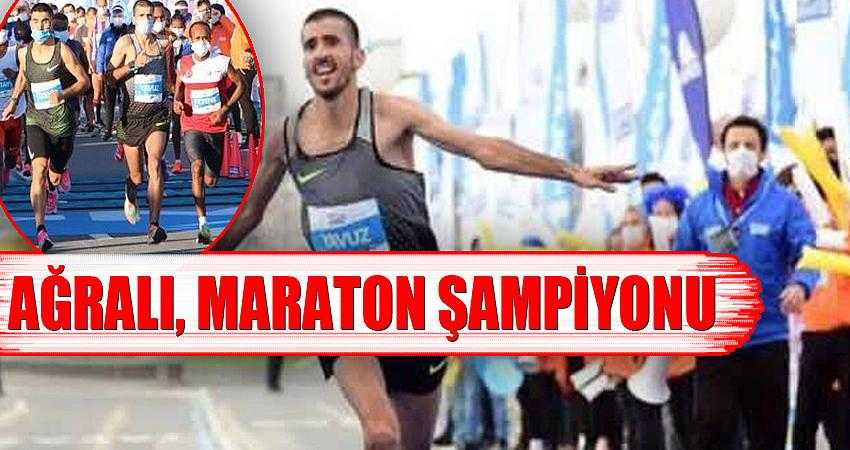 AĞRALI, İstanbul Maratonu Şampiyonu:
