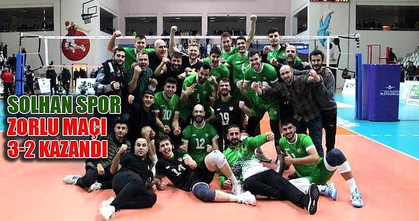SOLHAN SPOR, ZORLU MAÇI 3-2 KAZANDI