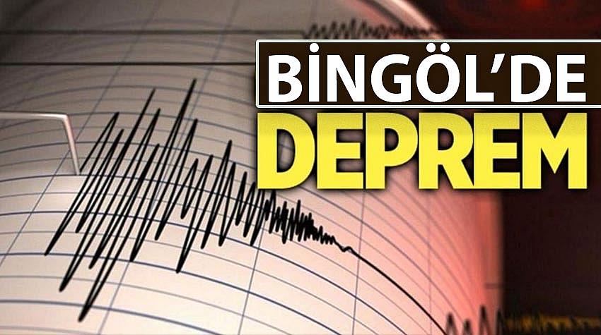 Bingöl’de 4.5 büyüklüğünde deprem
