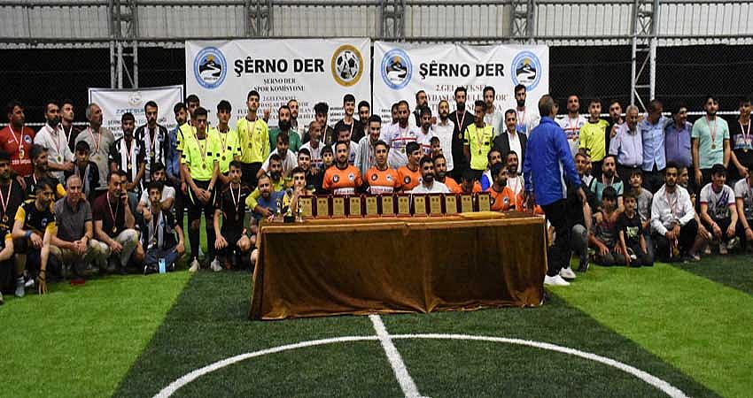 ŞERNO-DER FUTBOL TURNUVASI DÜZENLENDİ