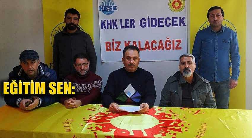 “ÖĞRETMENLİK MESLEK KANUNU TASARISI GERİ ÇEKİLMELİ”