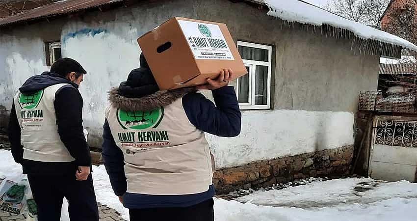 BİNGÖL UMUT KERVANI, RAMAZAN YARDIMLARINA BAŞLADI