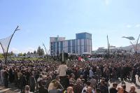 Binlerce Vatandaş Siyonist İşgal Rejimi İsrail'e Tepki Gösterdi