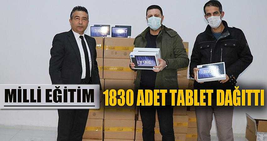 Öğrencilere 1830 adet tablet dağıtıldı