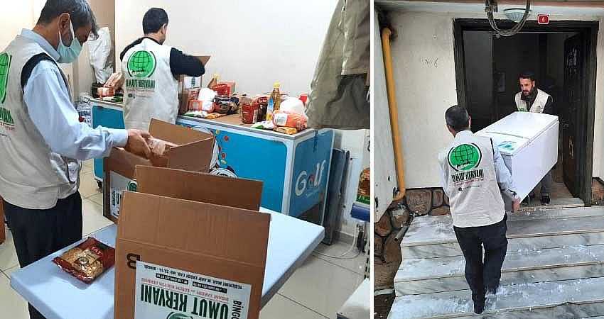 UMUT KERVANI 6 BİN AİLEYE YARDIMDA BULUNDU