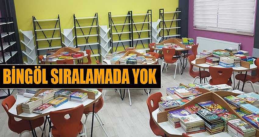 BİNGÖL SIRALAMADA YER ALAMADI